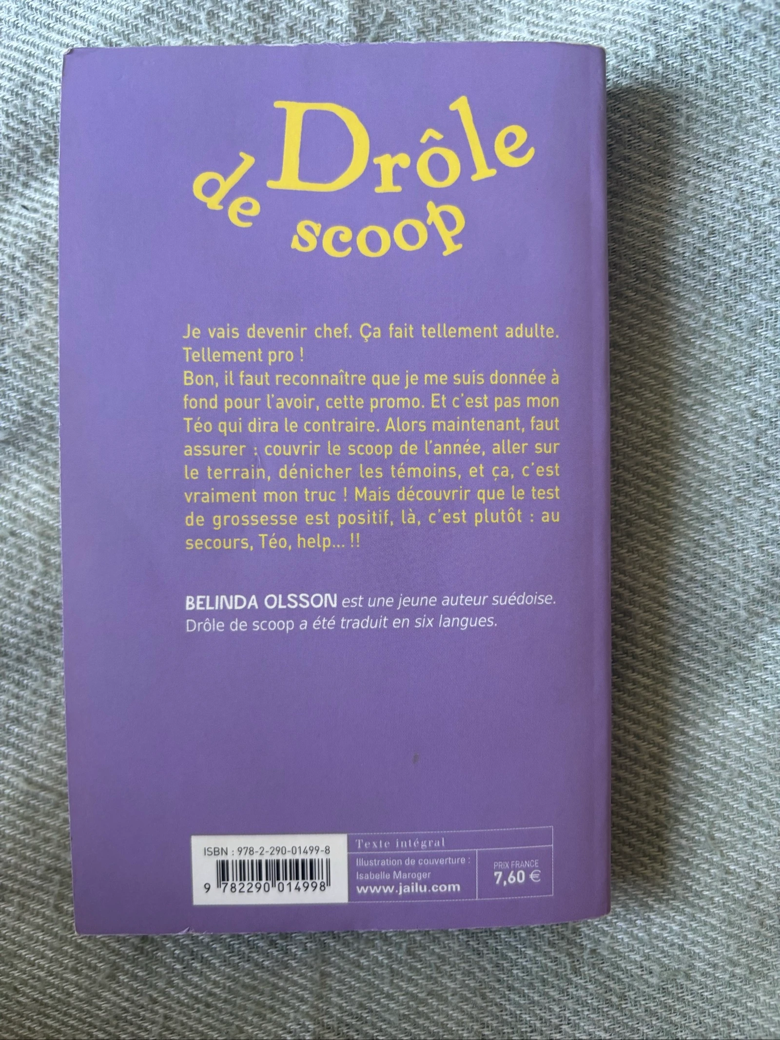 243/ Livro - Drôle de scoop - Belinda Olsson – photo 3